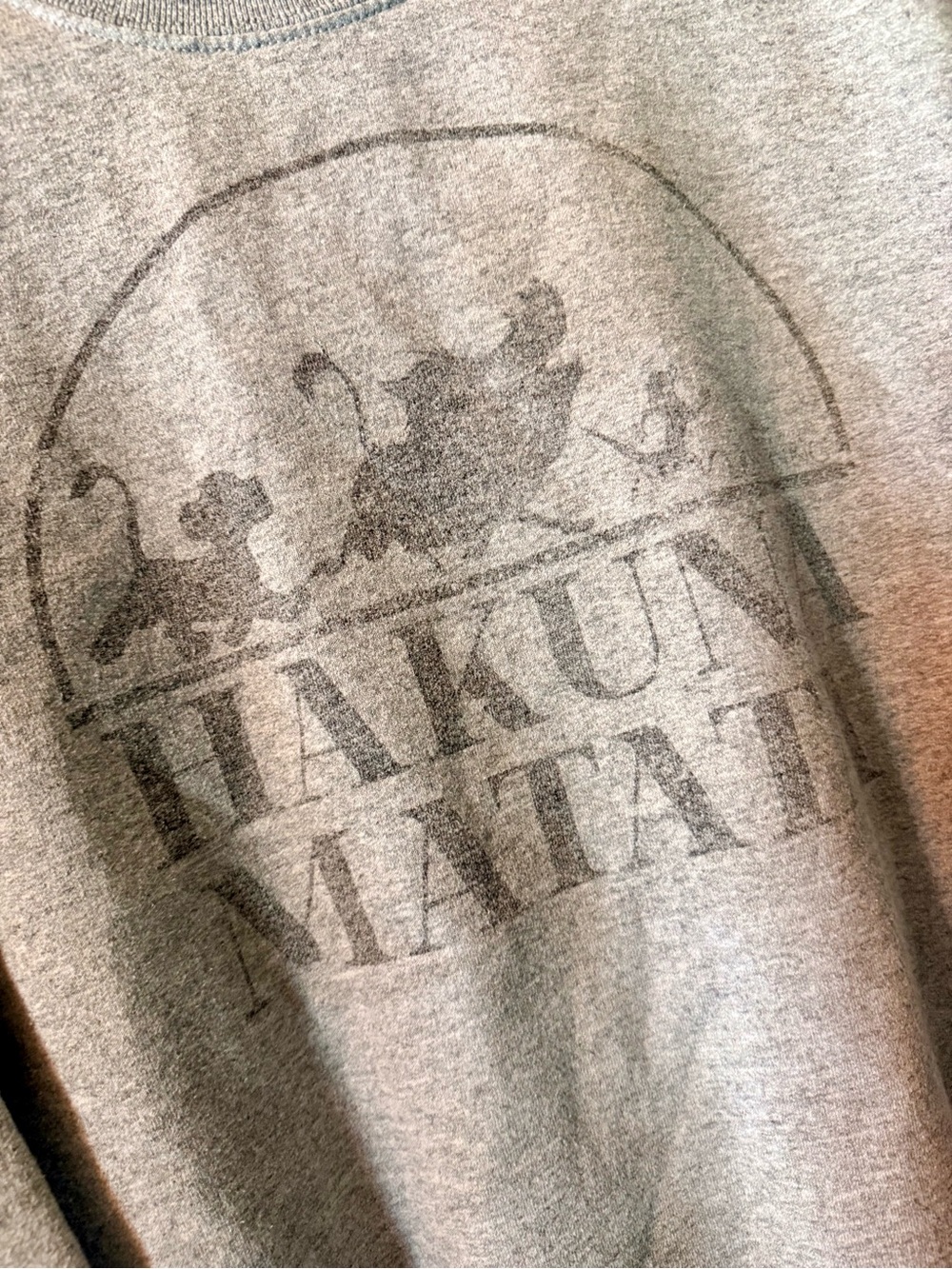 Disney Gray "Hakuna Matata" Sweatshirt